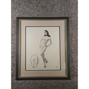 Framed Dita Von Teese Autographed Certified Burlesque Picture.